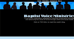 Desktop Screenshot of baptistvoiceministries.com