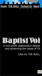 Mobile Screenshot of baptistvoiceministries.com